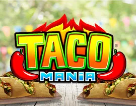 Miniatura de Tacomanía, un título del estudio Zitro con tacos y chiles alrededor del nombre.